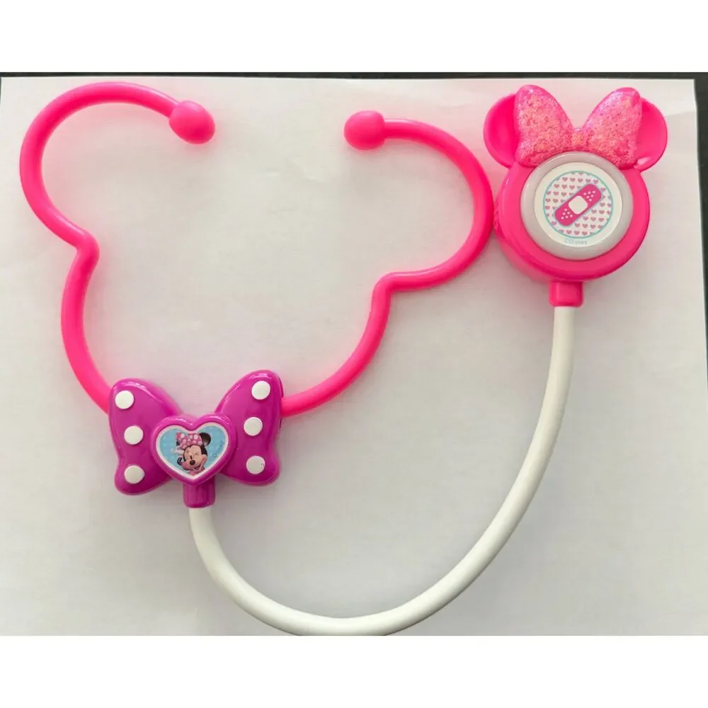 Disney Junior Minnie Mouse Bow-Care Doctor Bag Set Just Play Pretend Play Kit